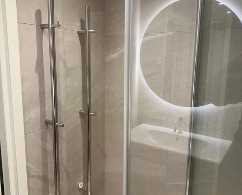 Färdigt badrum renovering