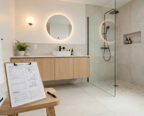 modern bathroom renovation