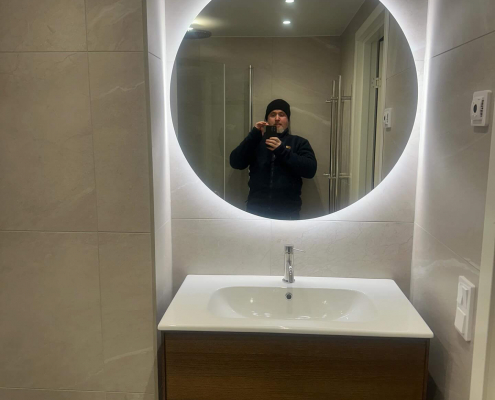 Färdigt badrumrenovering